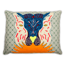 Load image into Gallery viewer, DOG WITH A MISSION - ROCKING TIGER DOG CUSHION

