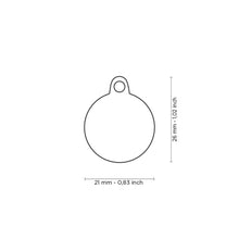 Load image into Gallery viewer, MY FAMILY - GLAM &quot;BONE BLACK CIRCLE STRASS&quot;
