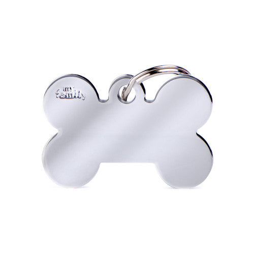 MY FAMILY - BASIC COLLECTION - BONE CHROME PLATED BRASS