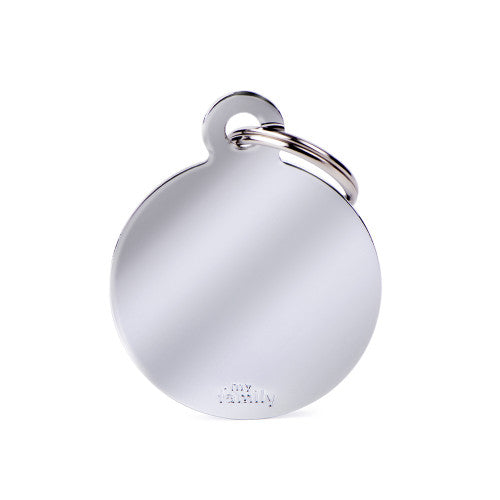 MY FAMILY - BASIC COLLECTION - ROUND IN CHROME PLATED BRASS