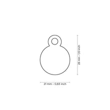 Load image into Gallery viewer, MY FAMILY - BASIC COLLECTION - ROUND IN CHROME PLATED BRASS

