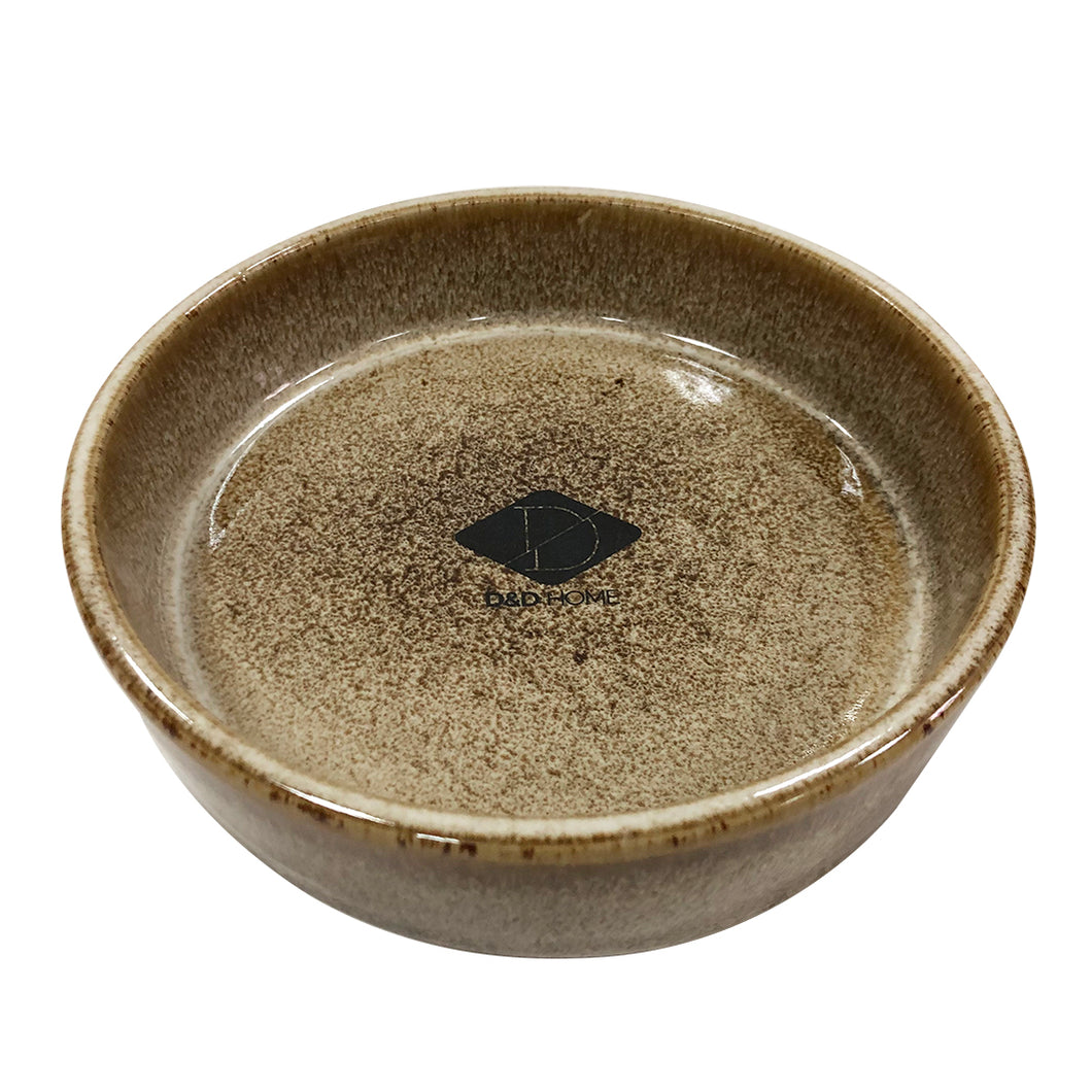 JASPER DOG/CAT FOOD AND DRINK BOWL - SAND