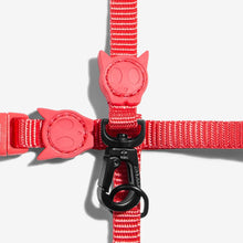 Load image into Gallery viewer, ZEE.DOG - NEON CORAL HARNESS WITH LEASH
