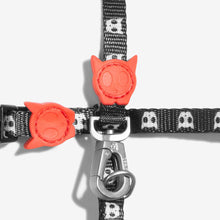 Load image into Gallery viewer, ZEE.DOG - SKULL HARNESS WITH LEASH
